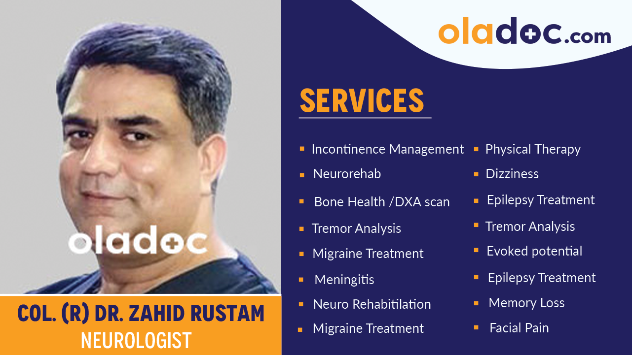 Services provided by  Dr. Zahid Rustam